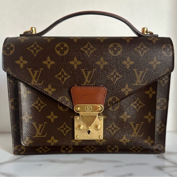 Authentic LOUIS VUITTON Monogram Monceau 26
Hand Bag 2way - Picture 3 of 14
